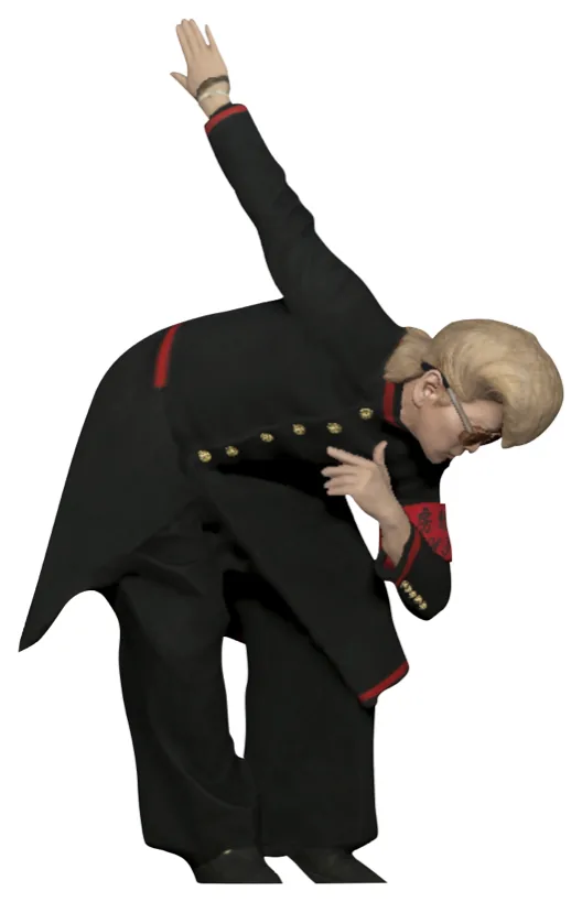 3Dフィギュア POSE 02 アングルA